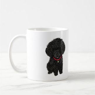 Mug Caniche nain ou jouet - Noir 1