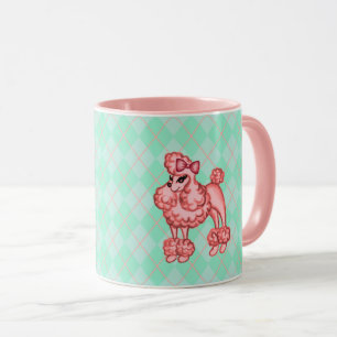Mug Canicule de caniche rose