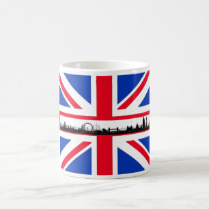 Mug Canne à Drapeau London Eye Skyline Union Jack