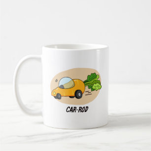 Mug Canne-voiture Funny Carrot Pun