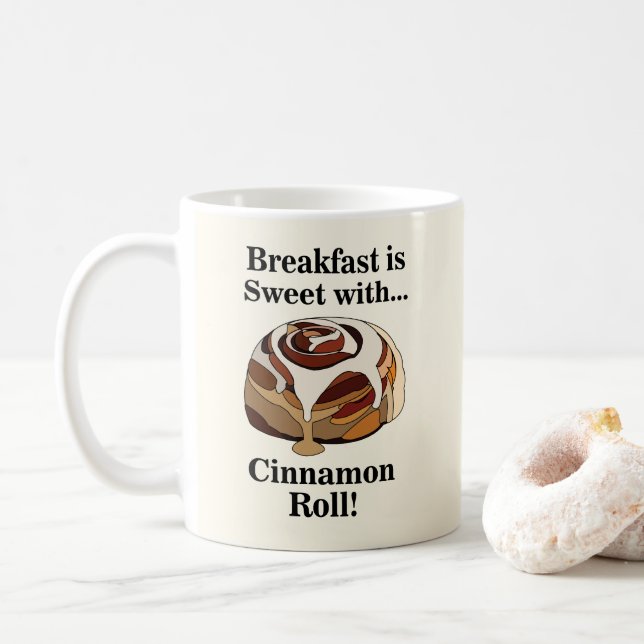 Mug Cannelle Roulette Sucrée Pâtisserie (Avec donut)