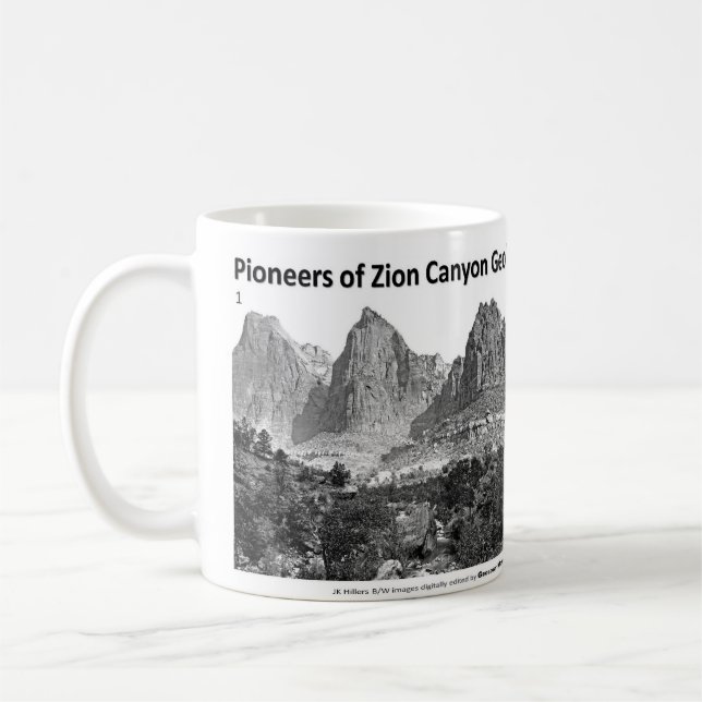 Mug Canyon I de Zion - la géologie fraye un chemin la (Gauche)