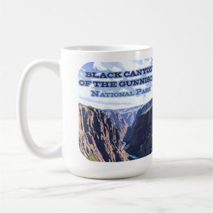 Mug Canyon noir du parc national Gunnison CO