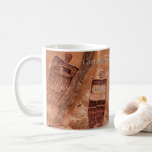 Mug Canyonlands National Park Utah Pictograph (Avec donut)
