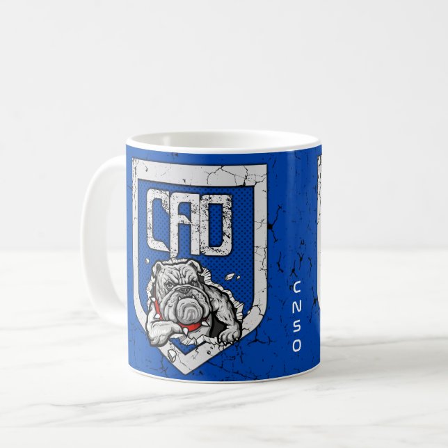 MUG CAO BLEU KAFFEETASSE (Vorderseite Links)