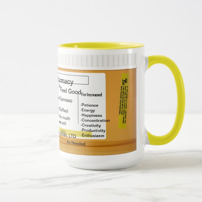 Mug Caoutchouc Commande personnalisée RX (Droite)