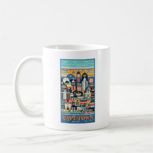 Mug Cap Afrique du Sud Art déco