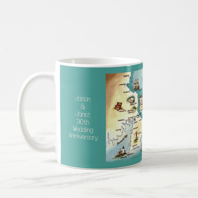 Mug Cape Cod III Musique personnalisée (Gauche)