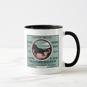 Mug Cape Cod Pointer Marque Cranberry Étiquette