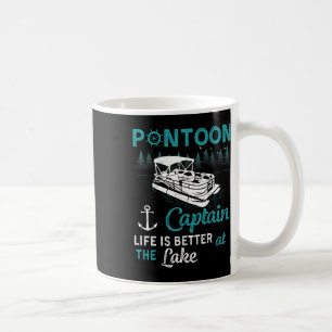Mug Capitaine de Ponton La Vie Est Mieux Au Lac Ponton