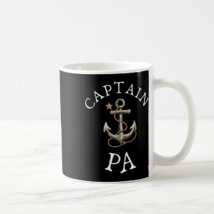 Mug Capitaine Pa Bateau Voilier Ancre Vintage Amusemen