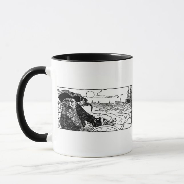 Mug Capitaine pirate (Gauche)