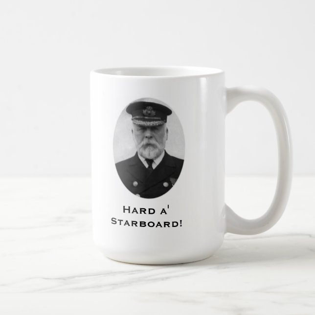 Mug Capitaine Smith Titanic (Droite)