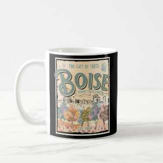 Mug Capitale D'État De Boise Idaho Ville D'Arbres