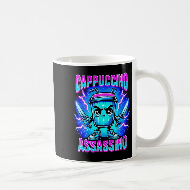 Mug Cappuccino Ino Brainrot Italian Meme  (Droite)