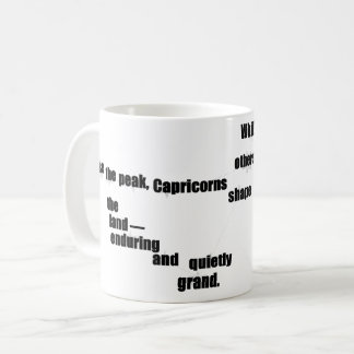 Mug Capricorn Amusement & Inspiration Design Usage quo