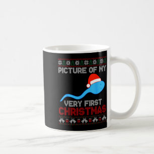 Mug Capture de mon tout premier Noël - Sperme drôle Sa