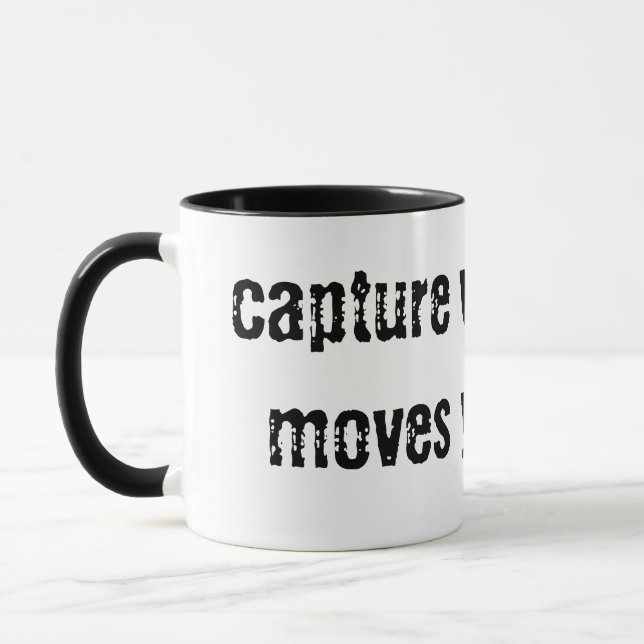 Mug Capturez ce qui vous déplace (Gauche)