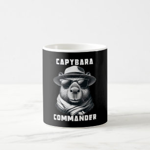 Mug Capybara Avec Lunettes De Soleil Capy Commander