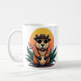 Mug Capybara cool et élégante