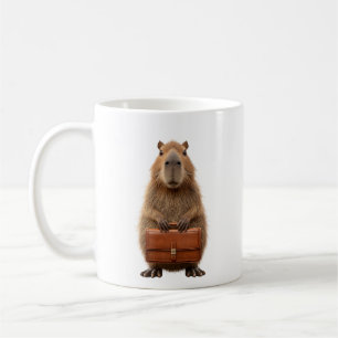 Mug Capybara d'affaires avec Porte-documents