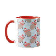 Capybara de Noël à Santa Hats