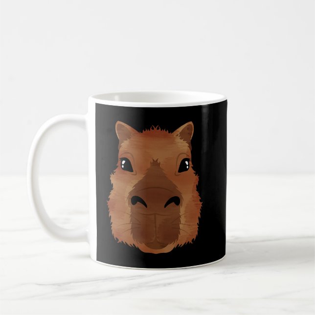 Mug Capybara Lover Respecte Le Capybara Funny Rodent C (Gauche)