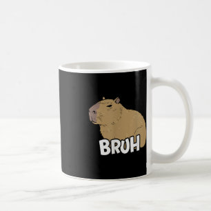 Mug Capybara Mème Dit Bruh Avec Capybara Boys Girls