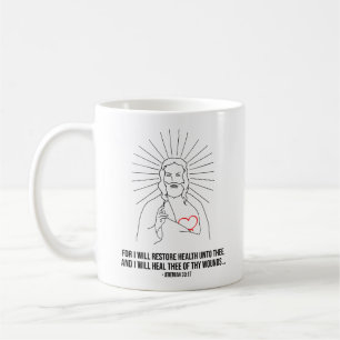 Mug Car Je Restaurerai La Santé. chrétien