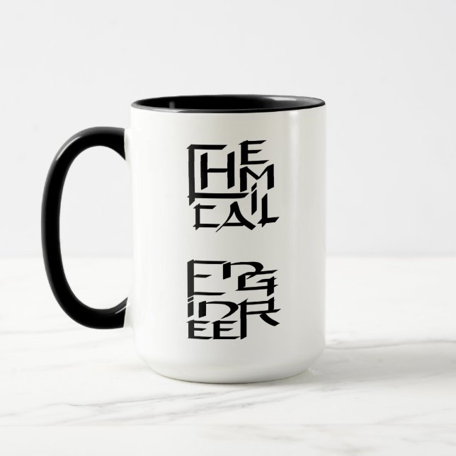 Mug Caractère de l'ingénieur chimique (Gauche)