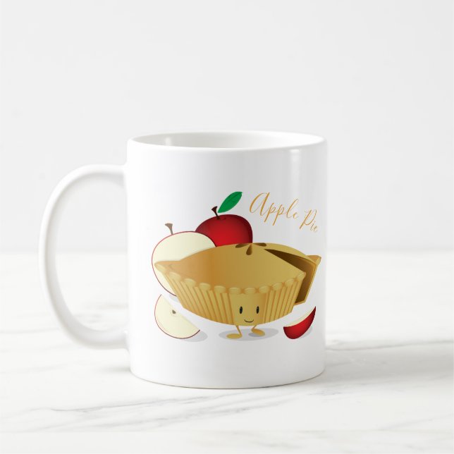 Mug Caractère de tarte Apple| Musique (Gauche)