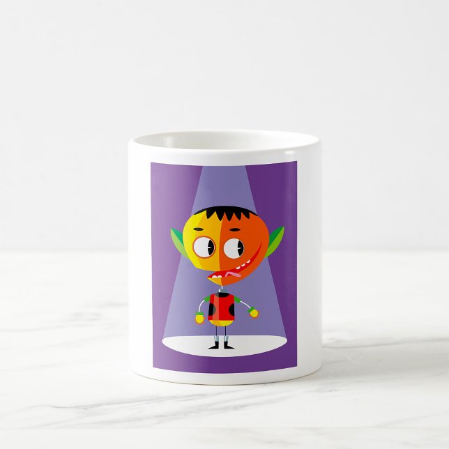 Mug Caractère de tête orange (Créateur téléchargé)