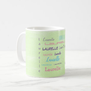 Mug Caractère personnalisé de police de prénom personn