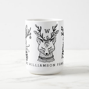 Mug Caractères animaux de famille de forêt de région