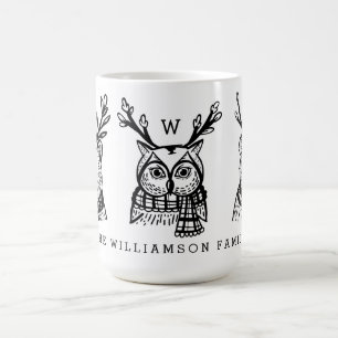 Mug Caractères animaux de famille de forêt de région