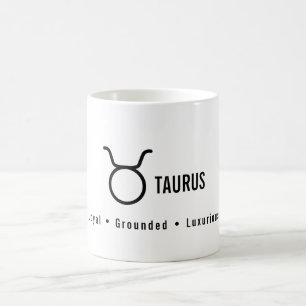 Mug Caractères du Zodiaque Taureau Astrologie Minimali