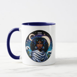 Mug Caractéristiques et dates du Verseau   Porteur d'e