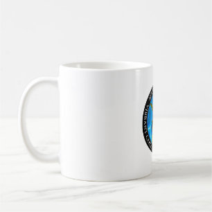 Mug Caraïbes dévoilés sur soie. - Tortue de mer arc-en