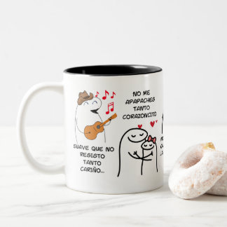 Mug caranguero "C0QUETA" Zweifarbige Tasse