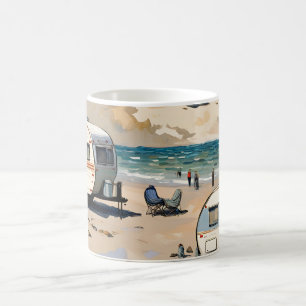 Mug Caravane sur la plage