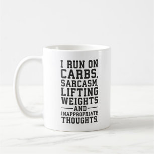 Mug Carbes, Sarcasme, Poids, Pensées inappropriées