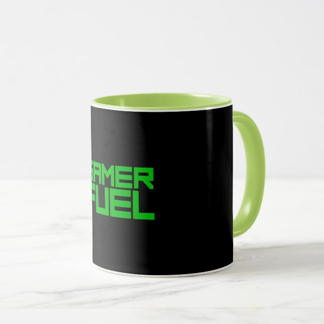 MUG CARBURANT DE GAMER (Devant droit)