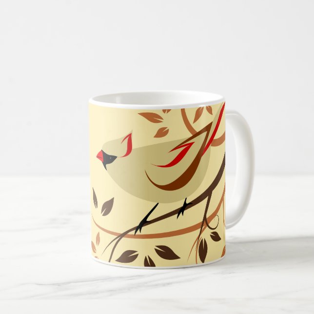 Mug Cardinal-chanteur du Nord (Devant droit)