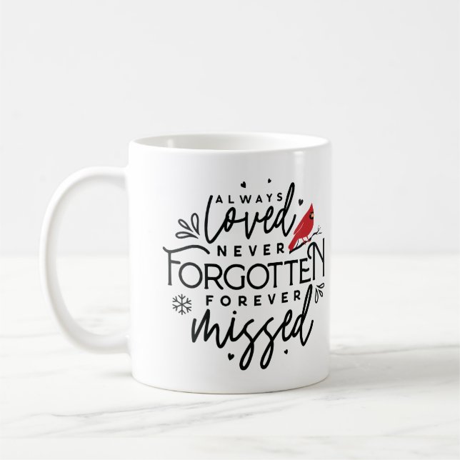 Mug Cardinal de Noël 13 Personnalisé (Gauche)