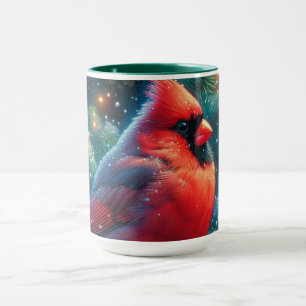 Mug Cardinal de Noël/hiver