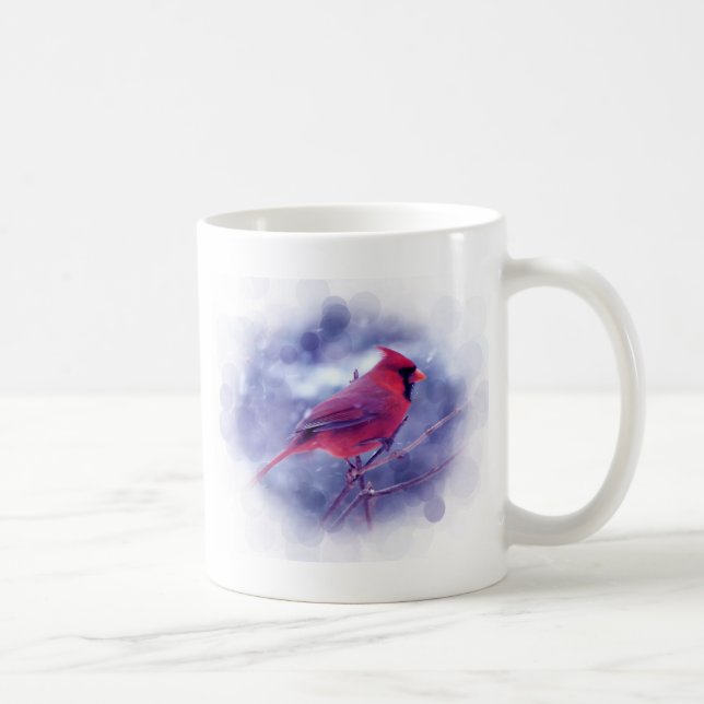 Mug Cardinal rouge au Blizzard (Droite)