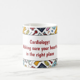 Mug Cardiologie coeur médical pun médecin motif cadeau