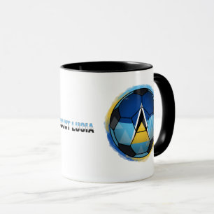 Mug Caribbean Futbol – Édition Sainte-Lucie