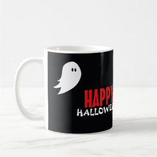 Mug Caricature de la ville fantôme éffrayante hallowee