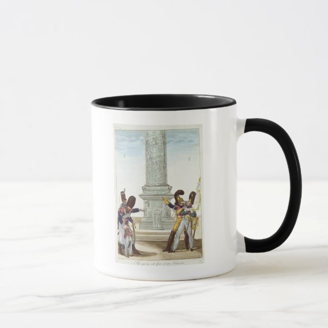 Mug caricature des soldats chez le Colonne Vendome (Droite)